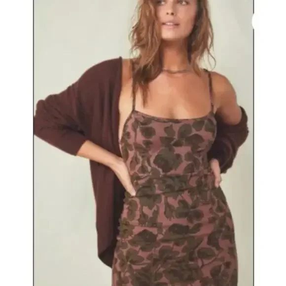 NWT! Intimately Free People Floral Mini Dress - Size Small - Picture 1 of 13